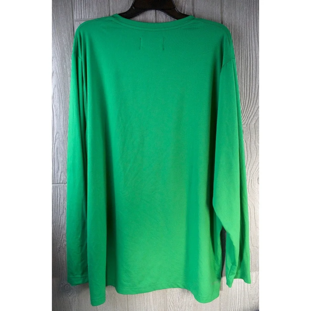 Nike Air Jordan Dri-FIT Shirt Mens 2XL Green Long Sleeve Athletic DQ7901-388